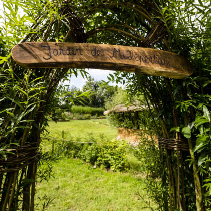 Entrée du jardin de Millepertuis