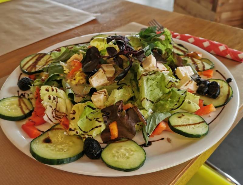 Plat salade feta