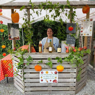 Stand de jus de pomme